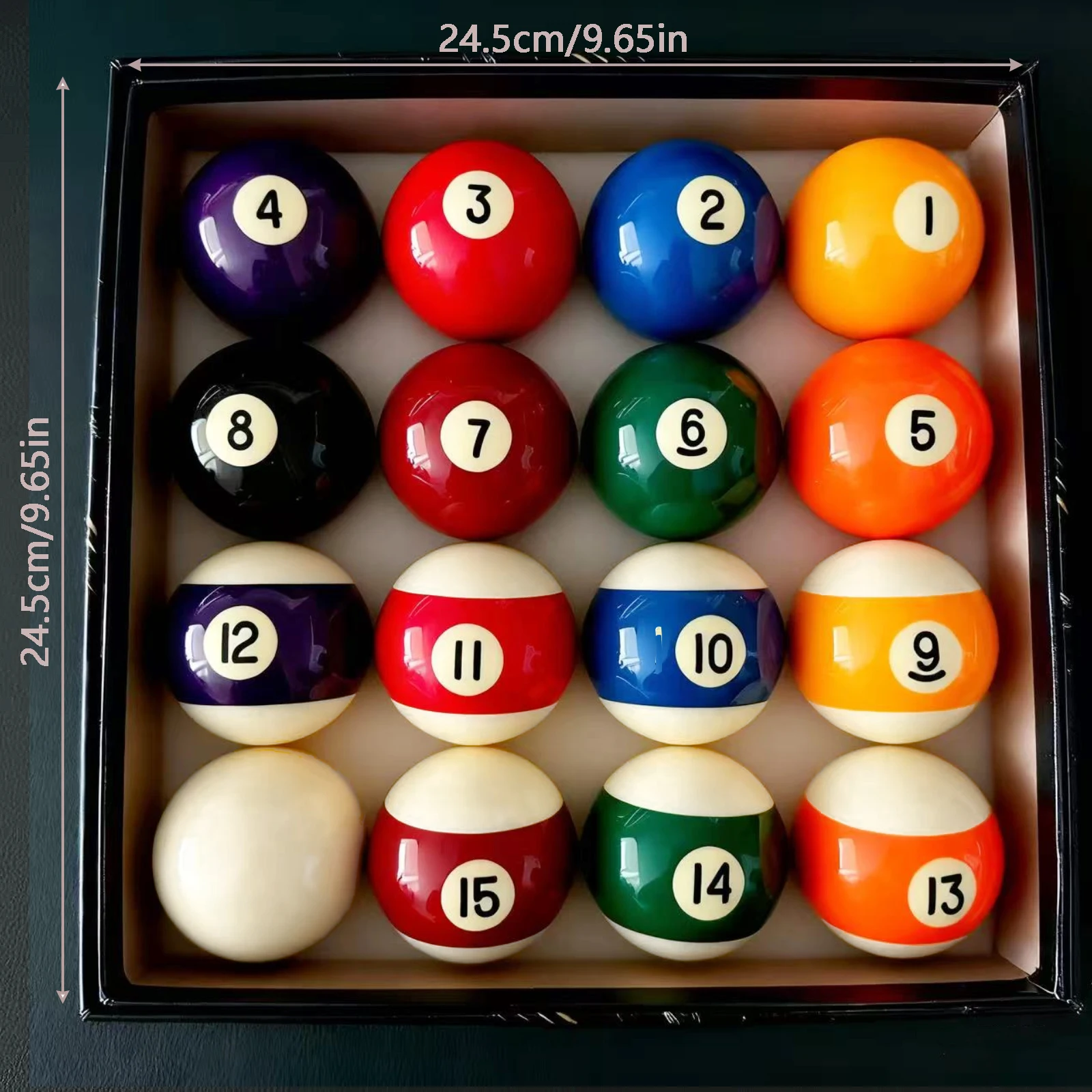 

High quality Phenolic Resin Crystal Billiard Ball Set