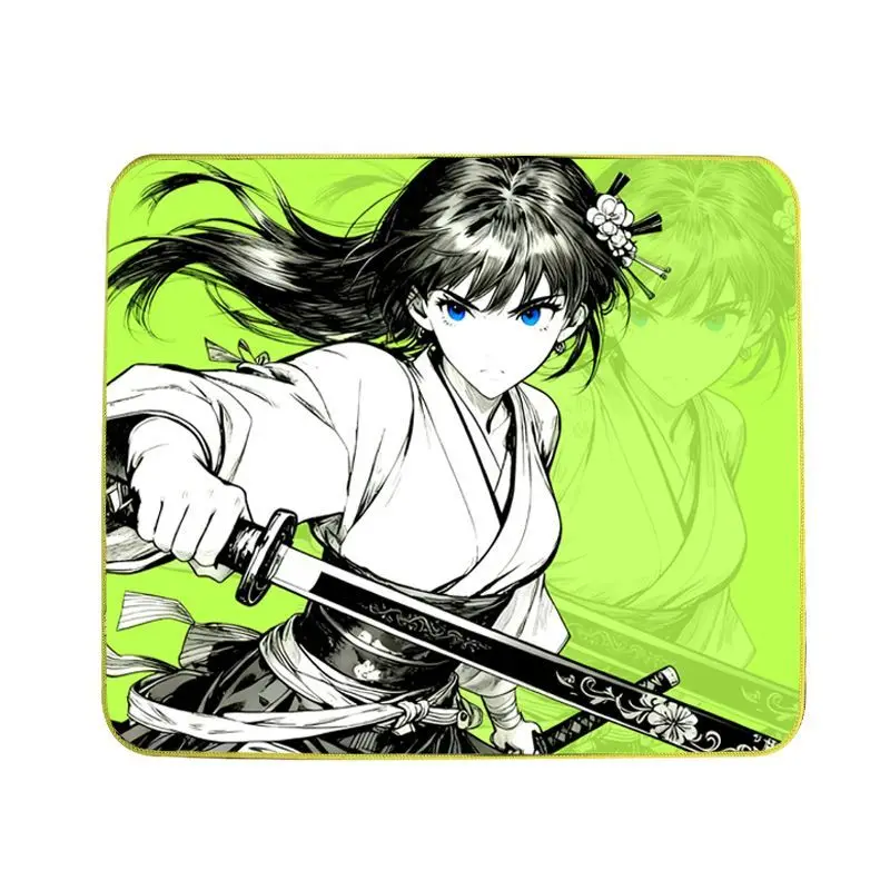 Anime Sword Girl Control Gaming Mouse Pad Saw-Viper, Smooth Consistent Glide Precise Control Mouse Mat For FPS E-Sports Games