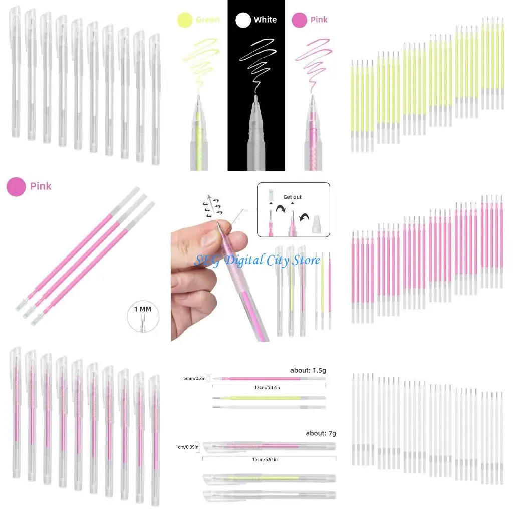 

U75B Eyebrow Microblading Marker Pen Multicoloured Skin Marker Pen Eyebrow Permanent Makeup Positioning Pen for Eyebrows Lip