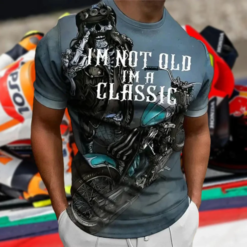 

Street Cool Men's Summer 3D Quick - Dry Riding T - Shirt - New Trendy Design for Motorcycle Enthusiasts & Urban Adventurers