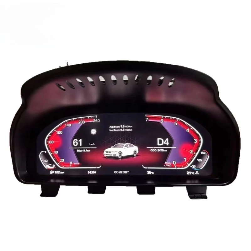 12.3'' LCD Speedometer Digital Cluster for  5/3 Series (F10/F11/F30/F35) X5 (E70/E71/F25) X3 F26 X4