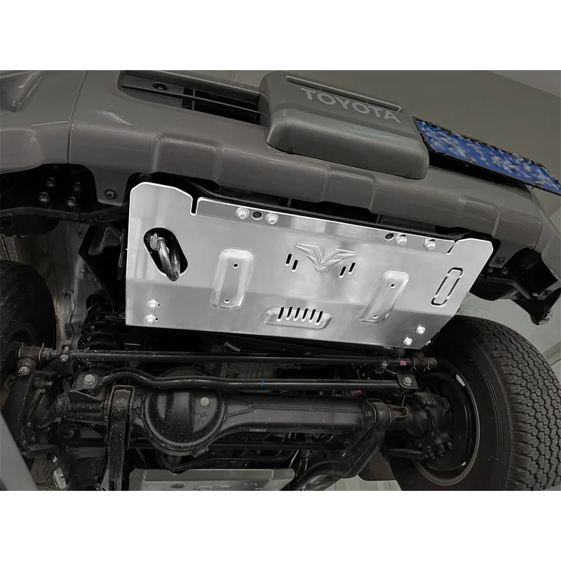 Production personnalisée de Kit de protection inférieure en alliage d'aluminium et de magnésium Durable pour Toyota Land Cruiser 71 76 78 79