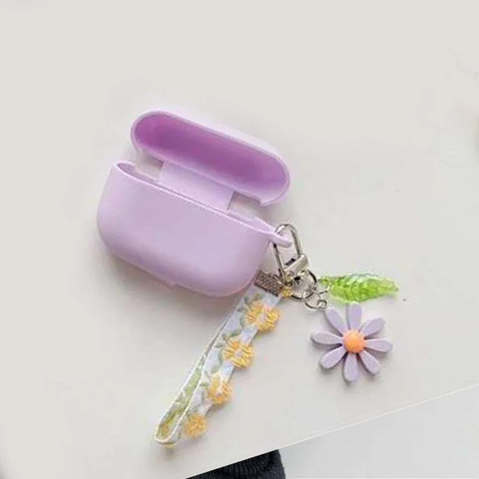 For Redmi Buds 6 Lite / 6 Play Case Fashion Lace Flowers Headset Cover Redmi Buds 6 Play Silicone Headphone Box