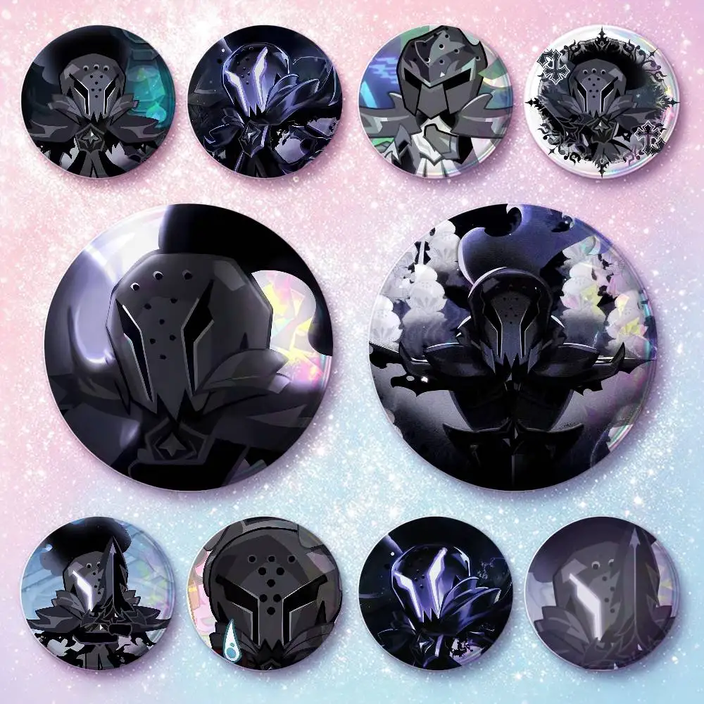 C-CookieS Silent Salt Badges Button Round Creative Pin Brooch Badge Bag Decor Accessories Fans Collect Friends Gifts