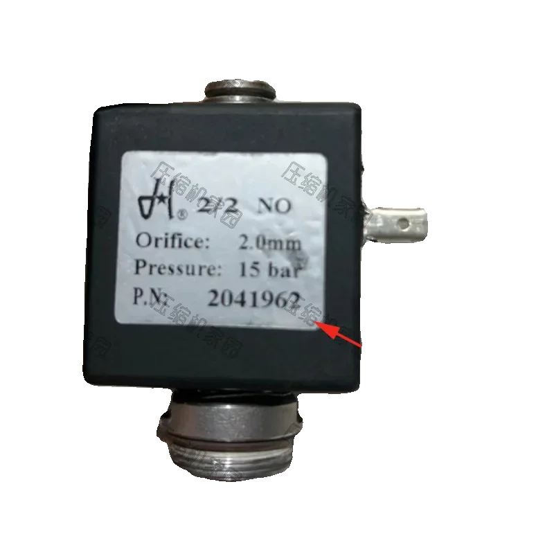 

Screw Air Compressor Parts 2/2NO Orifice2.0mm Pressure15bar 2041962 Solenoid Valve
