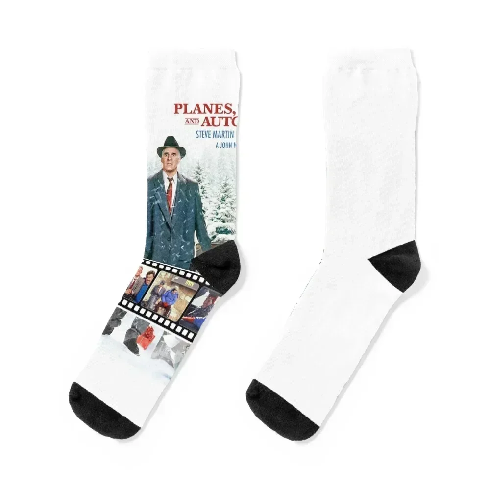 

Planes Trains And Automobiles Poster Socks FASHION Rugby colored Stockings compression Socks For Girls Men's