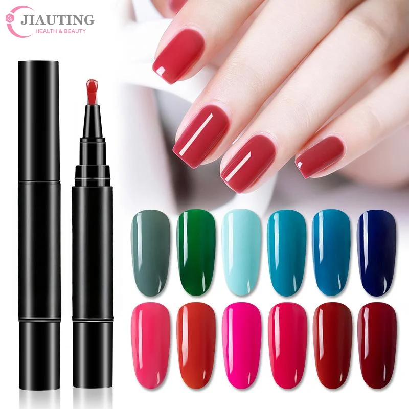 Gel Nail Polish Pen No Chip 1Pcs Semi Permanent UV Gel Base Top Coat for Nail Art Salon Home Manicure Gifts for Women
