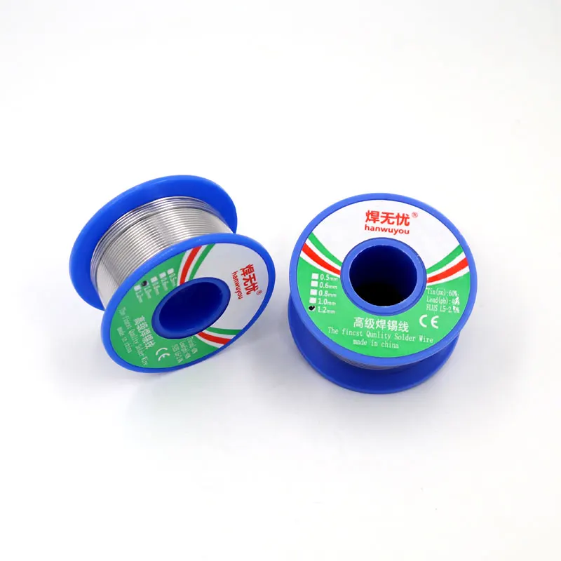 1 قطعة 60/40 لحام سلك الصنوبري الأساسية القصدير لحام سلك لحام لحام الجريان 1.5-2.0% سلك الحديد بكرة 50 جرام قطر 0.5 0.6 0.8 1 1.2 مللي متر #5