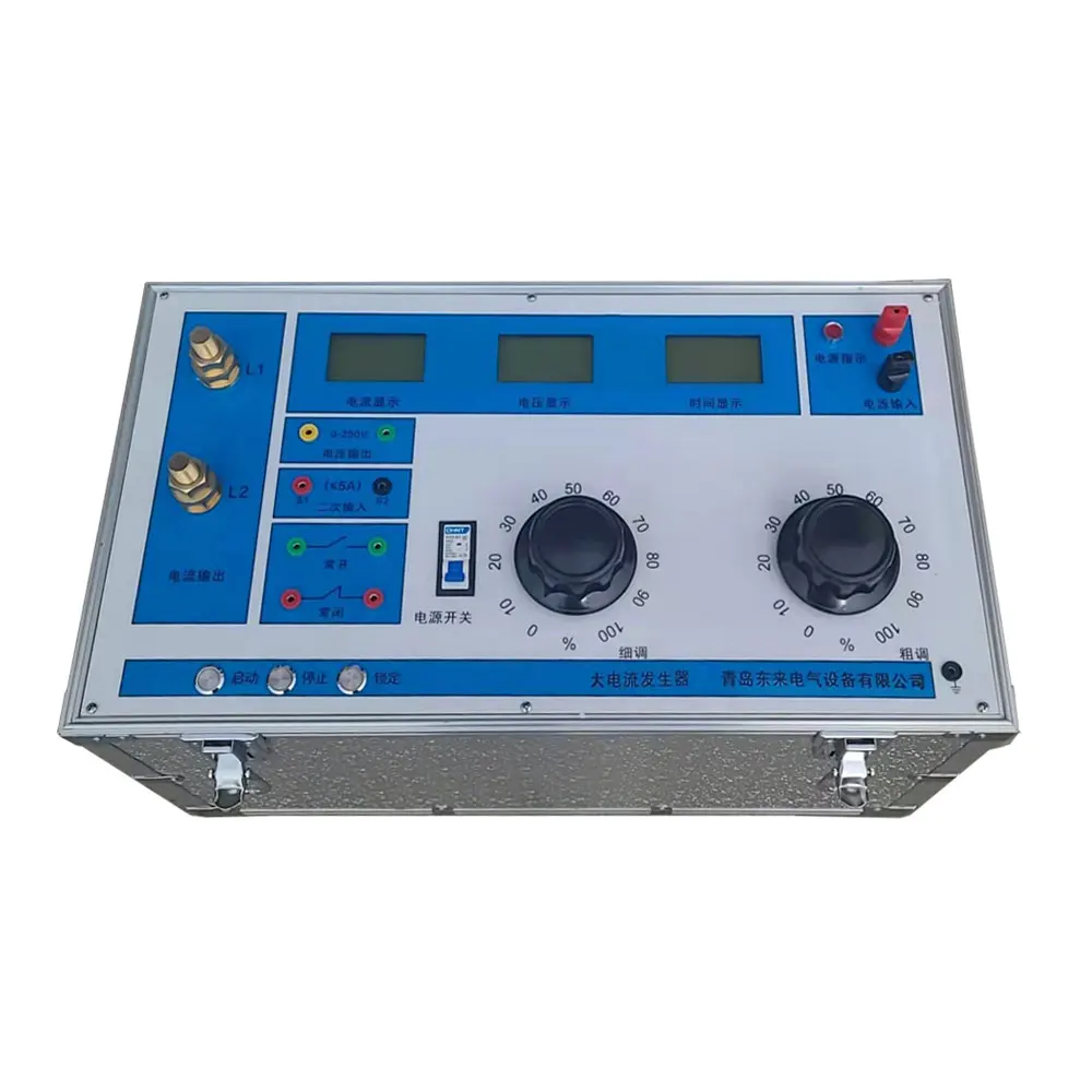 High Accuracy Single Phase Secondary Current Injection Tester Relay Protection Test Set 200a primary injection tester