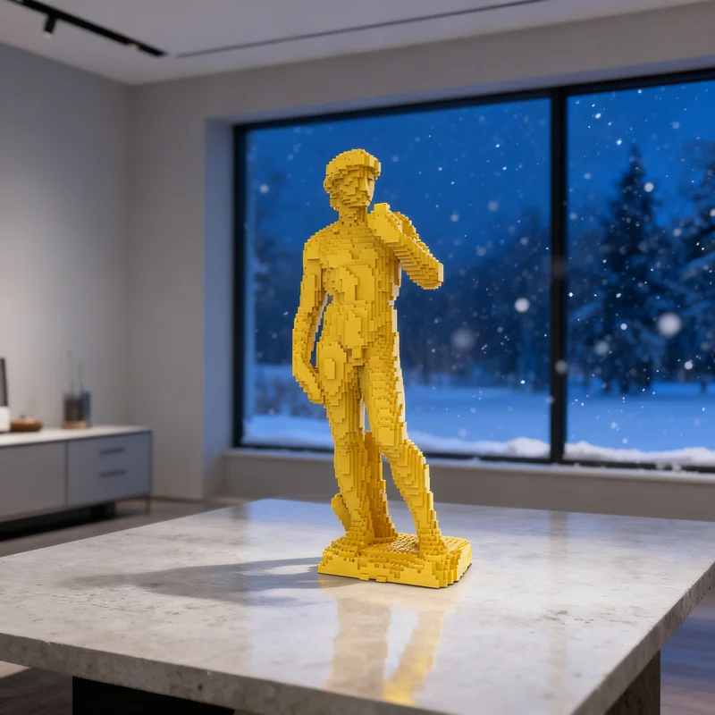 

8193pcs MOC David Michelangelo Sculptures Model Building Blocks DIY Gift Creative Collectible Display Decor Premium Adult Kids