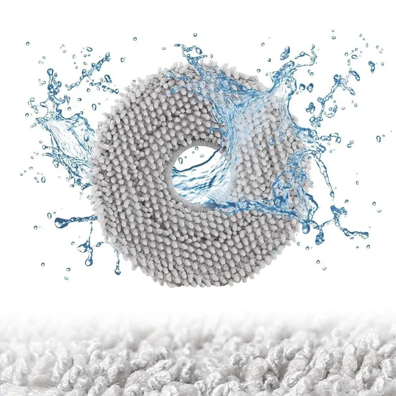 قطع غيار A44F لـ Roborock Qrevo Maxv/Qrevo Pro/Qrevo S، استبدال فرشاة جانبية رئيسية فلتر HEPA وسادات قماش ممسحة