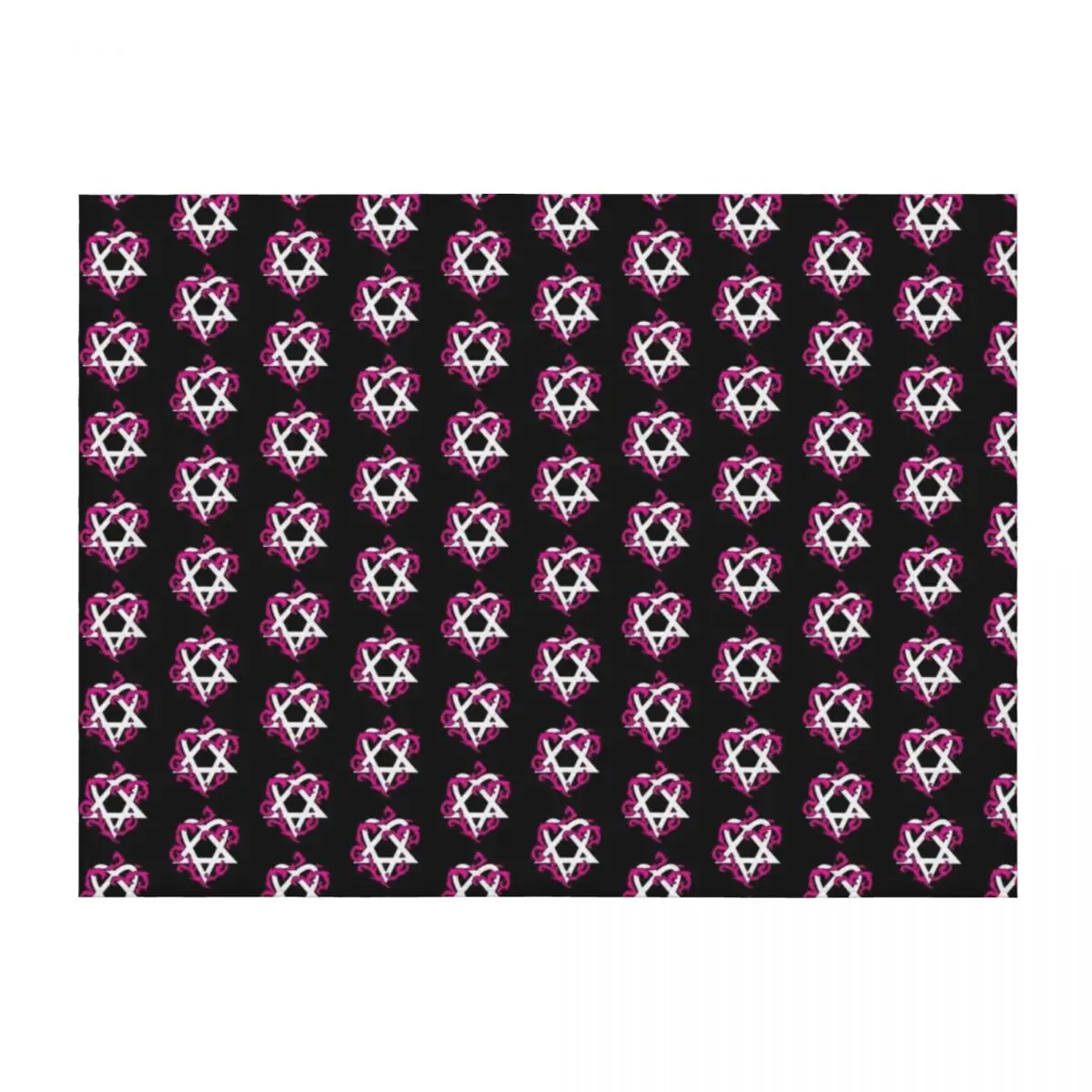 

Ville Valo Heartagram Tattoo Throw Blanket Comforter Thermal Blankets For Sofas Luxury St Blankets