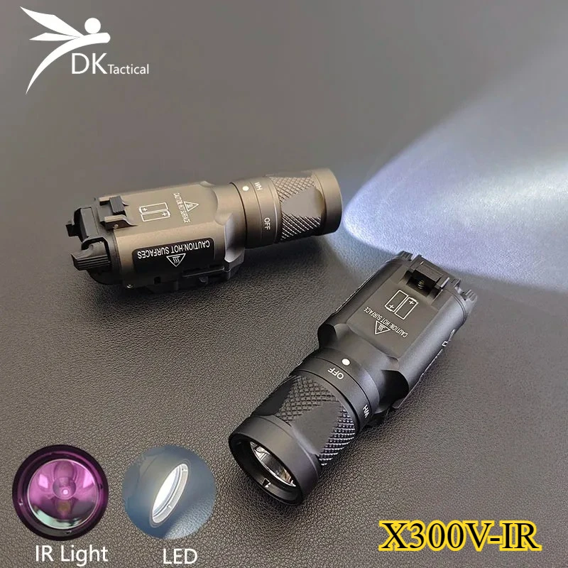 

Тактический SF X300V-IR инфракрасный фонарик ночного видения, пистолет, пистолет, 500 люмен, страйкбол Gloc 17 18, охотничий фонарик X300 X300U