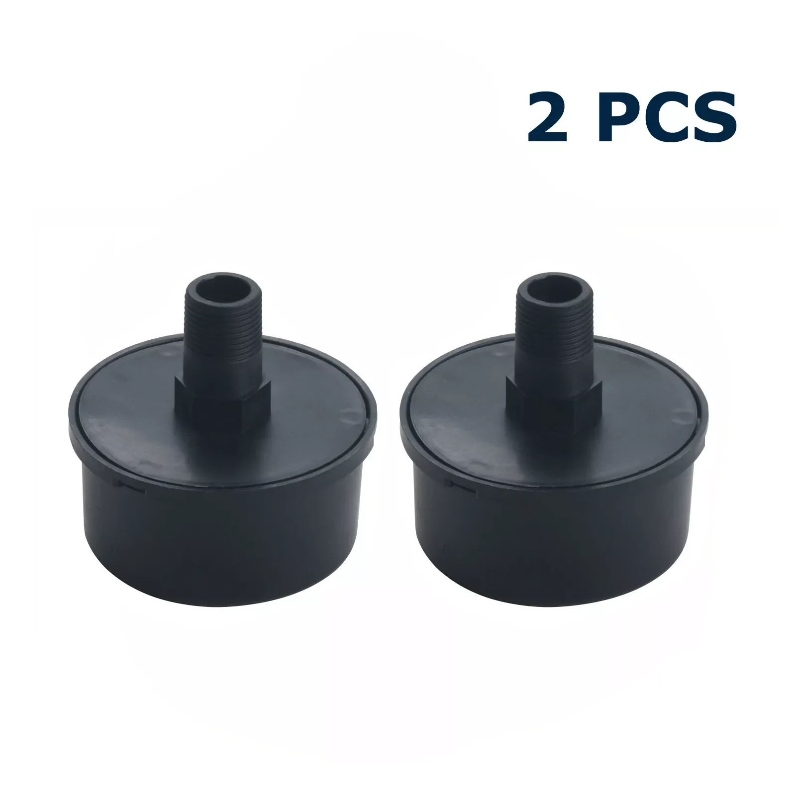 2pc 15mm Air Compressor Intake Filter Muffler Male Thread Noise Reduction Automobiles Parts Accessories
