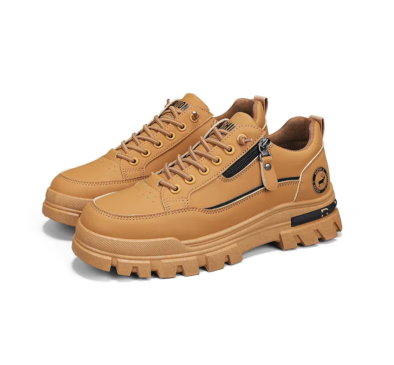 Herren Casual Sport Outdoor Wandern Trendy Fashion Street Bequeme Herren-Boardschuhe mit dicken Sohlen – Detail 14