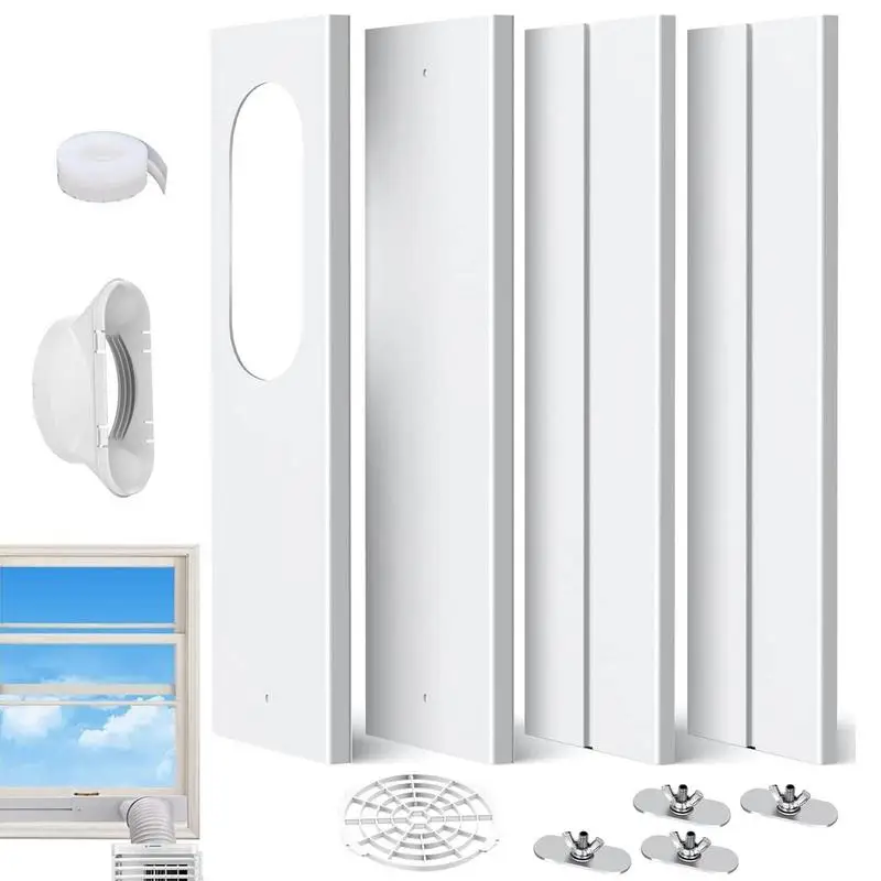 

Ac Window Kit Adjustable Air Conditioner Window Vent Kit Universal Sliding Window Seal Panel Window Vent Kit For Ac Unit