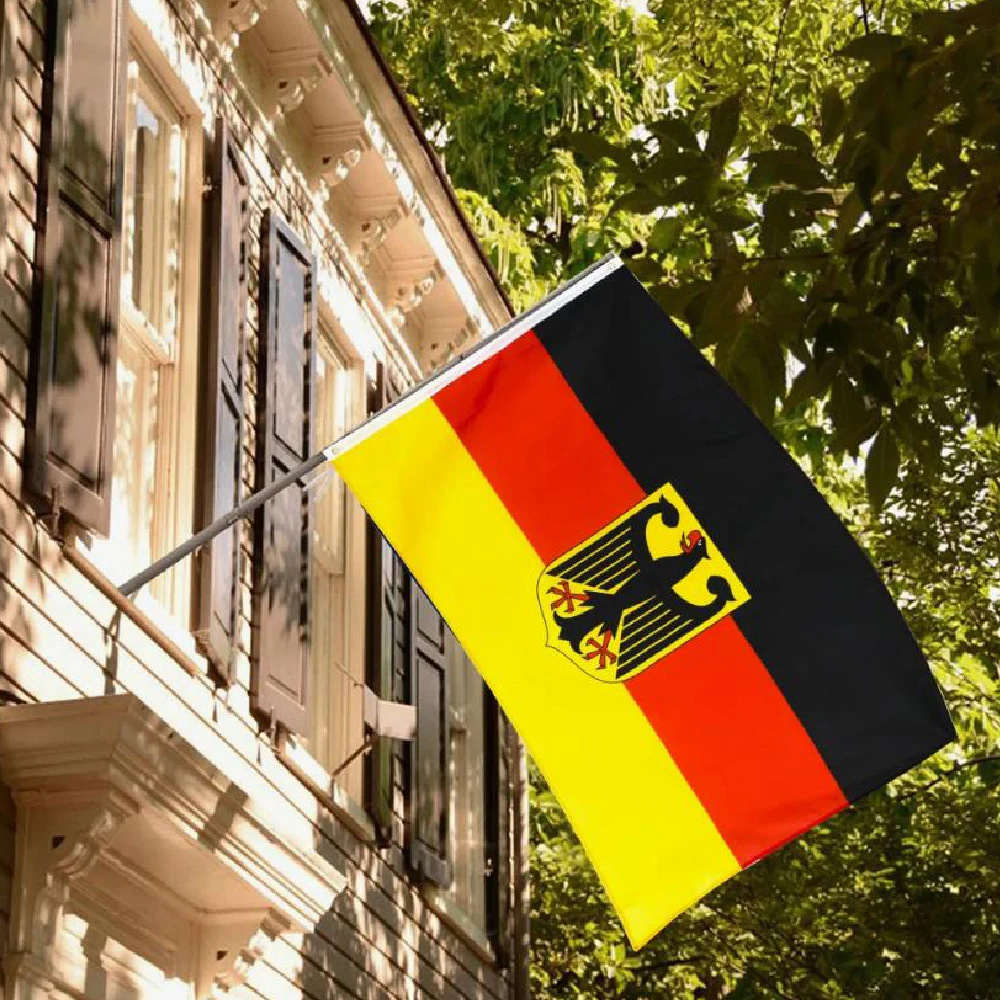 LeaFLAG 90x150cm Germany National Emblem Flag Hanging Polyester For Decoration