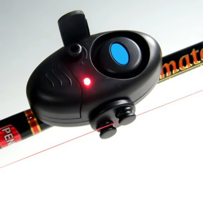 Fishing Fish Bite Alarm Electronic Buzzer Fishing Rod with Loud Siren Daytime Night Indicator With Battery