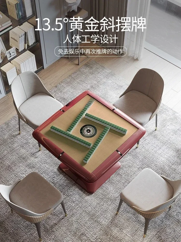 Fully automatic T580 roller coaster inclined mahjong table electric chess and card folding automatic mahjong machine