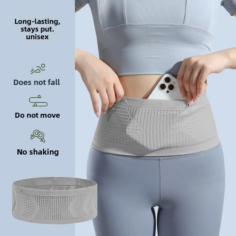 حزمة الخصر للرياضة بدون قطرة ولا تحول ولا ترتد حزام الجري للجنسين حزمة الخصر غير مرئية للهاتف خفيفة الوزن قابلة للتنفس Durab #5