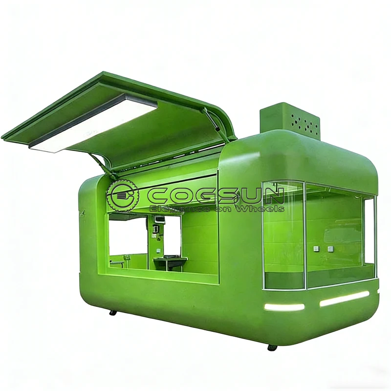 

Мобильный кофейный киоск Cogsun, фудтрак, прицеп-кухня на заказ для продажи хот-догов, пиццы, мороженого, уличная торговля, продажа в США