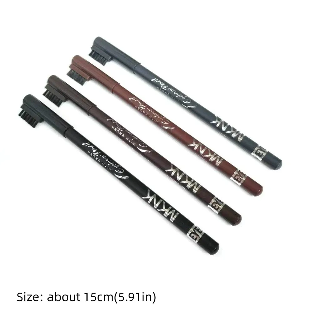 Natural Double-Ended Eyebrow Pencil Waterproof Long Lasting Makeup Pen Sweat Proof Matte Finish Eye Liner Pen Daily Makeup