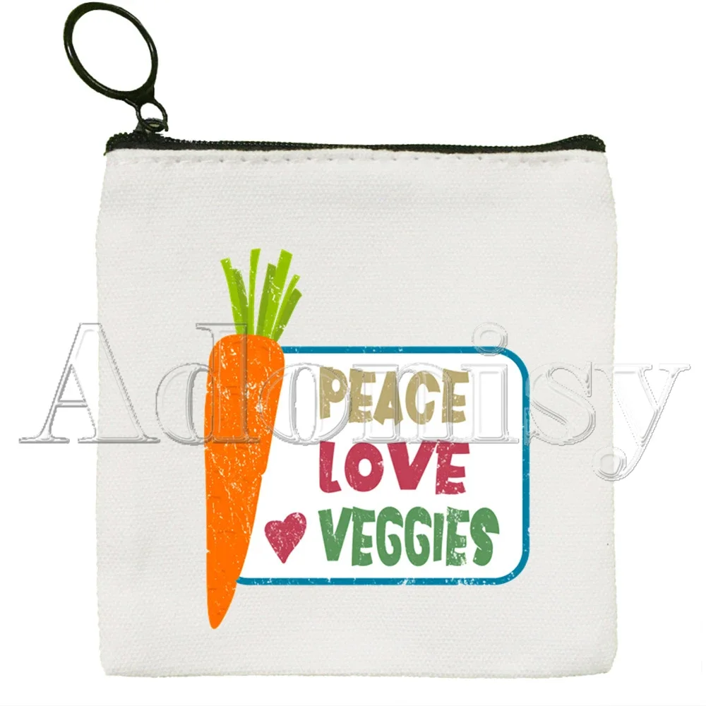 Portamonete vegano coreano cartone animato femminile Mini Canvas Art carino portachiavi portamonete studente portafoglio