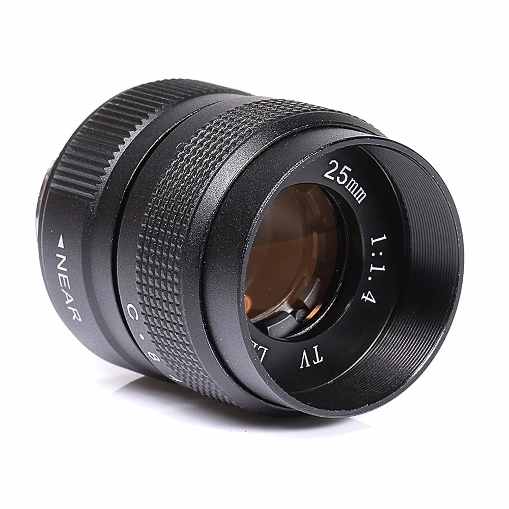 25mm F1.4 CCTV Movie lens +  C Mount to Canon EOS M M2 M3 M5 M6 M10 Mirrorless Camera 25F14-C-EOS.M