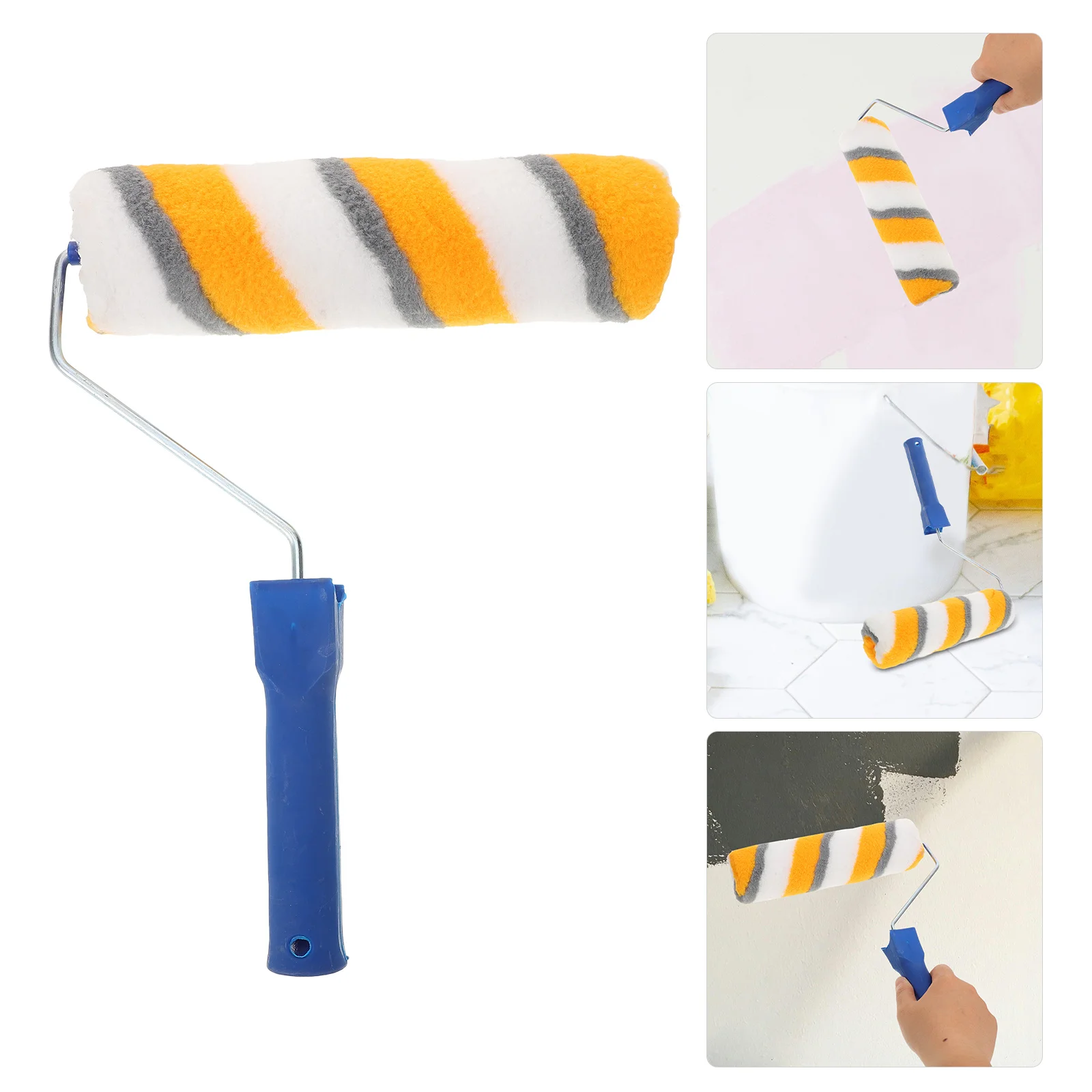 

Paint Roller Brush For Wall Ceiling Painting, Lightweight Handle Multi-Surface Use, Painting Supplies For Home Renovation,