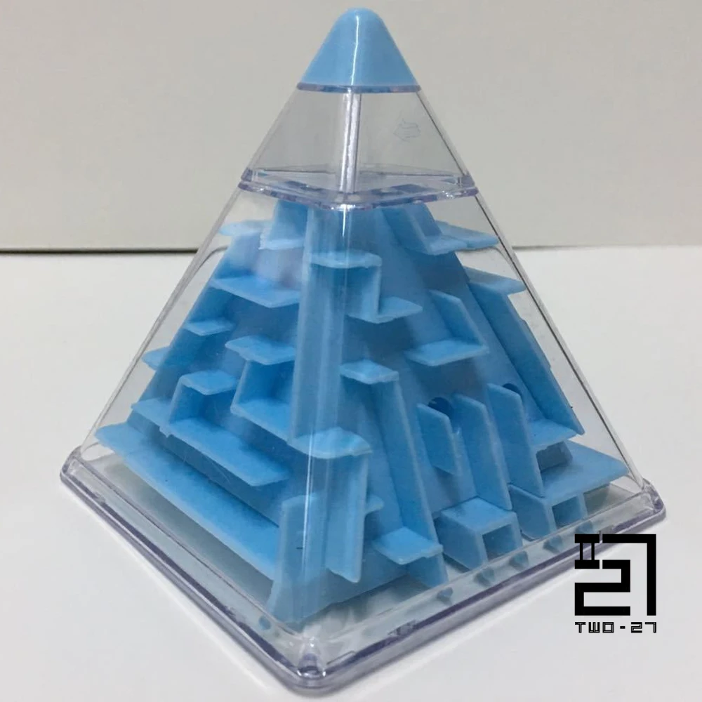 Puzzle Transparent en forme de Pyramide pour petits garçons, 3D, triangle, Cube, vente en gros