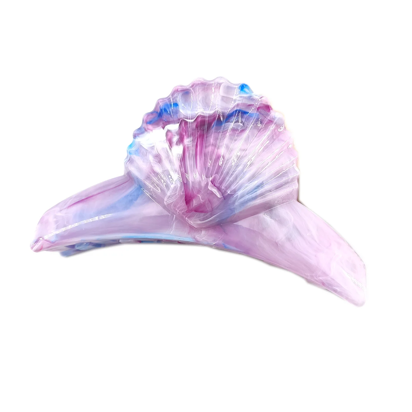 1 Uds. Clip de pelo en forma de concha, accesorio de estilismo de playa, criatura marina, garra de tiburón, Clip de cola de caballo, accesorio para el cabello