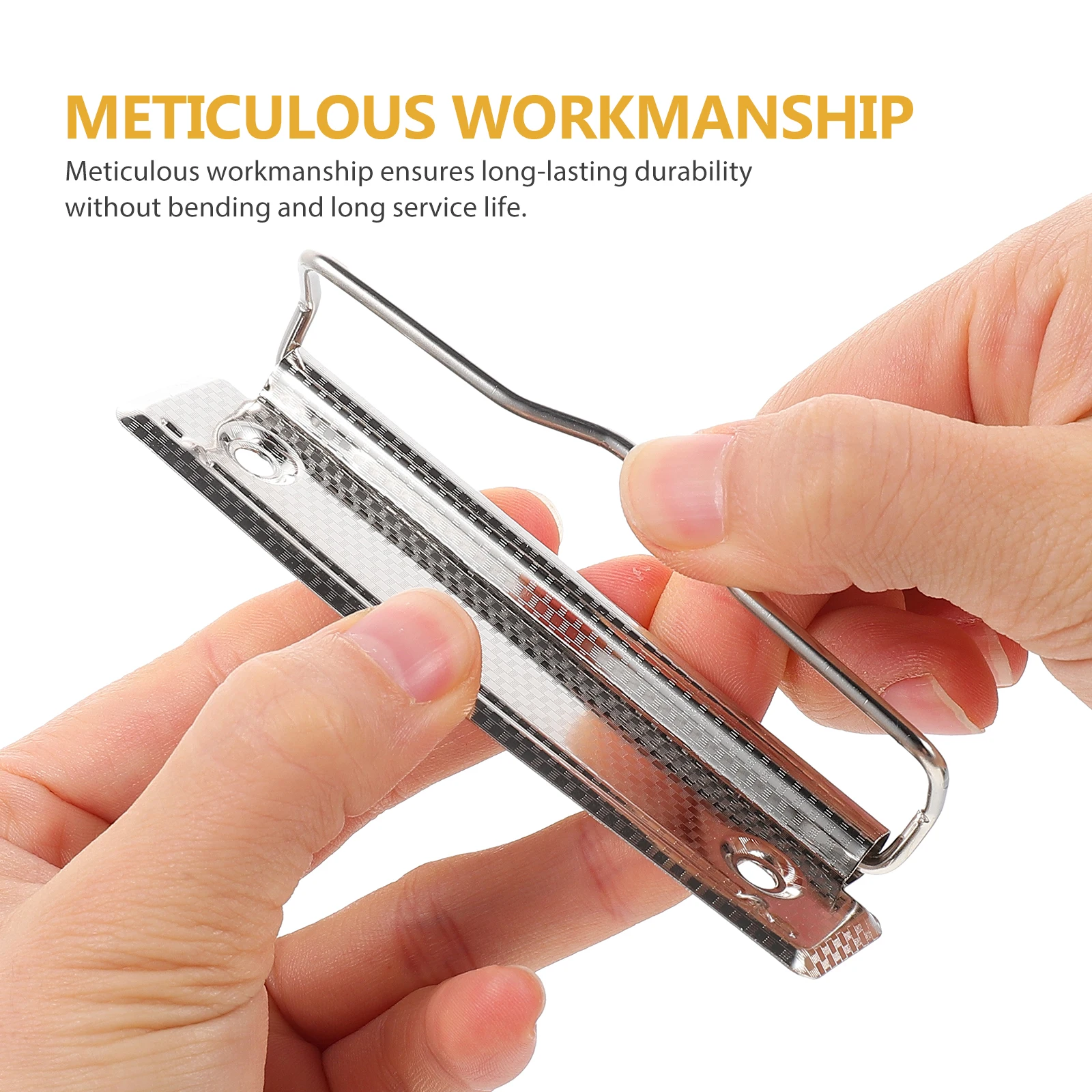 

15pcs Metal Writing File Clips Iron Document Board Clamps Office School Supplies Clipboards Fixing Clips With Rivets For