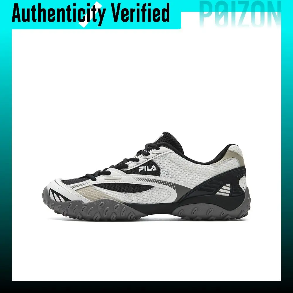 FILA Abrasion Resistant, Breathable, Lightweight Low top Casual Shoes Men's Black/Snow F12M622114FBS