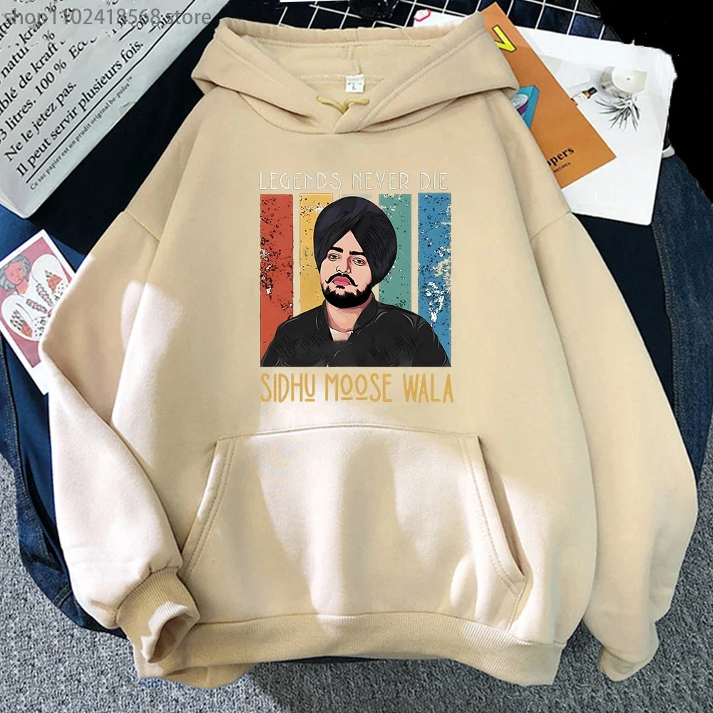 Legends Never Die Hoodies Sidhu Moose Wala India Rapper Sweatshirt Graphic Men Streetwear Winter Long Sleeve Streetwear Women