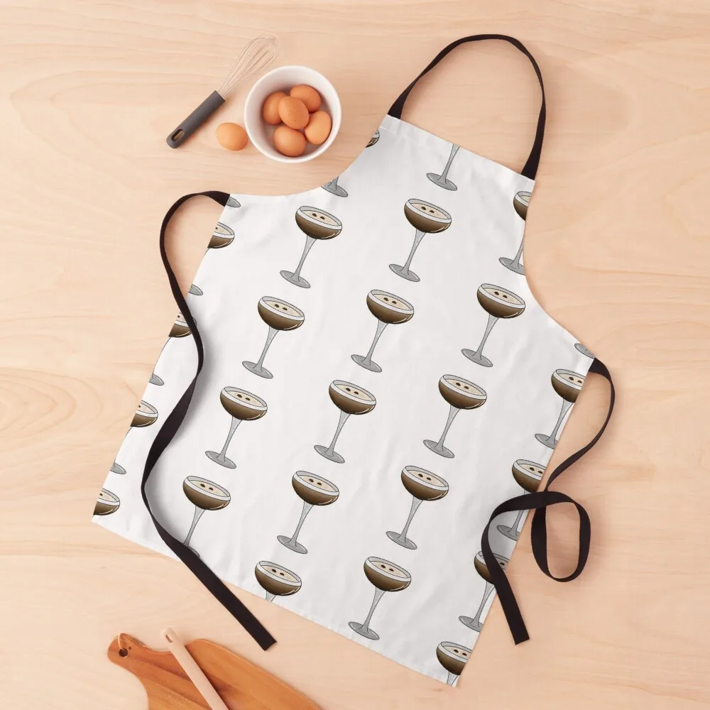 

Espresso martini glass Apron Waterproof Kitchen Woman For Kitchen Women Apron