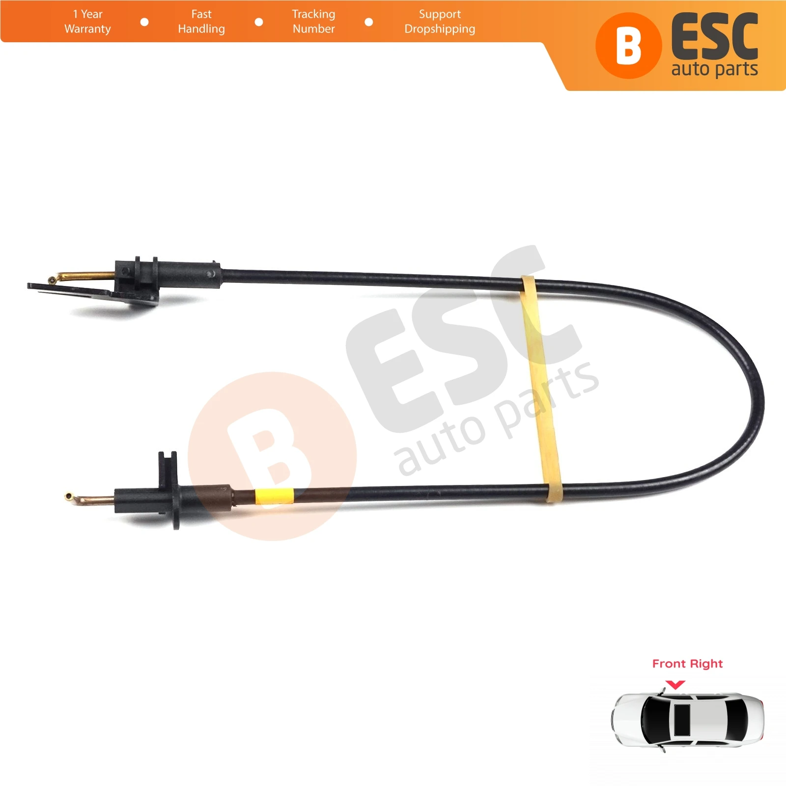 

ESC Auto Parts EDP192 Inner Door Lock Latch Bowden Cable Front Right 146812001 For Fiat Doblo MK1 Fast Shipment Ship From Turkey