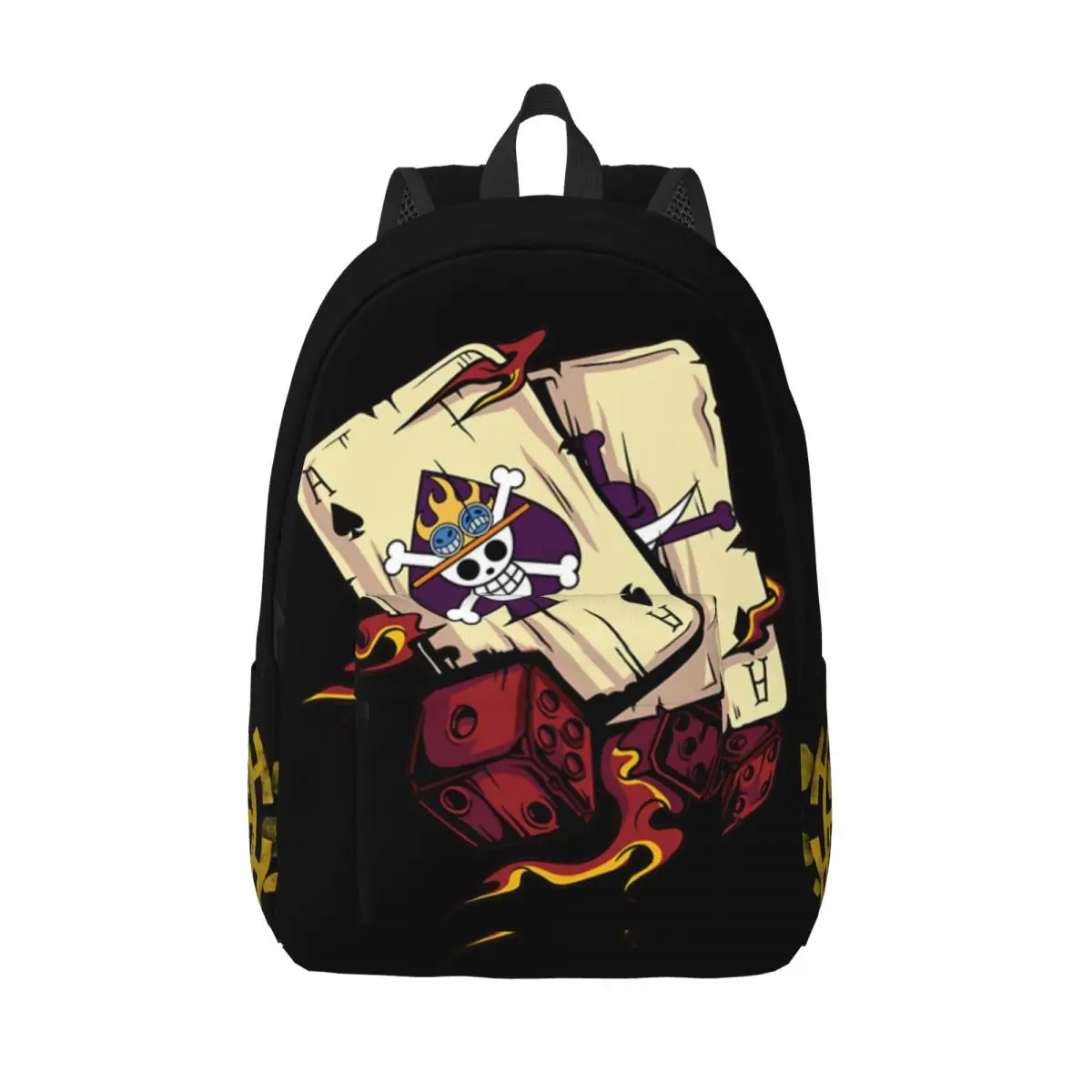 

Travel японский аниме герой Luffy с несколькими отделениями, винтажный цельный рюкзак для детей, подарок