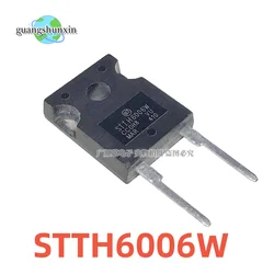 10 pz nuovo originale STTH6006W diodo a recupero rapido spina diretta TO247-2 60A 600V