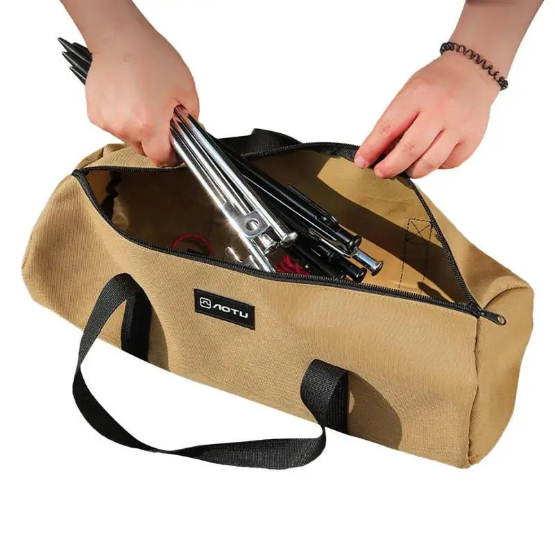 Camping Tools Storage Bag Folding Large Capacity Accessory Box Portable Travel Bag Suitable for Family Outdoor Activities Tent