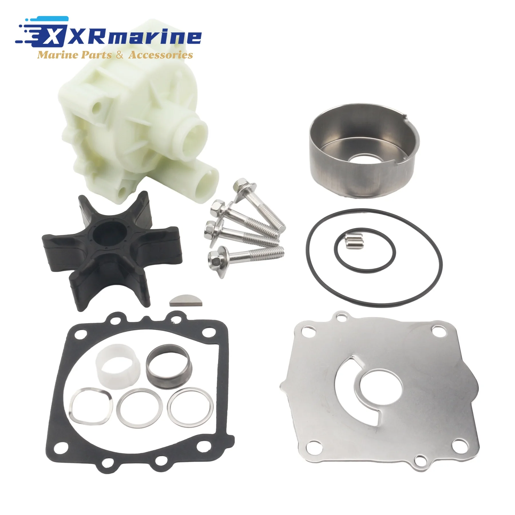 68V-W0078-00 Water Pump Repair Kit for Yamaha 75 To 115 HP Outboard Motors Models Replaces 68V-W0078-01 68V-W0078-02