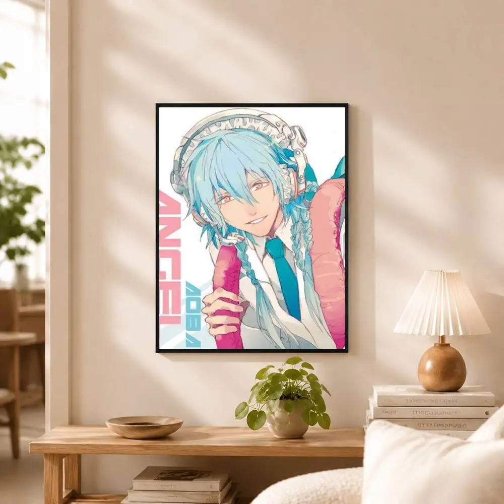 D-Dramatical Murder Aoba Seragaki Poster Waterproof Wall Art Sticker For Bar Living Room Vintage Decor High Quality Print Gift