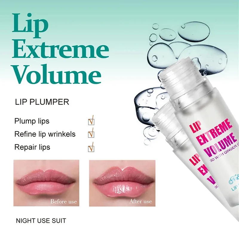 Óleo de Essência Volumising Instantâneo, Plumper Labial de Longa Duração, Reparo de Soro, Linhas Finas, Aumenta a Elasticidade, Bálsamo Labial Sexy, Novo