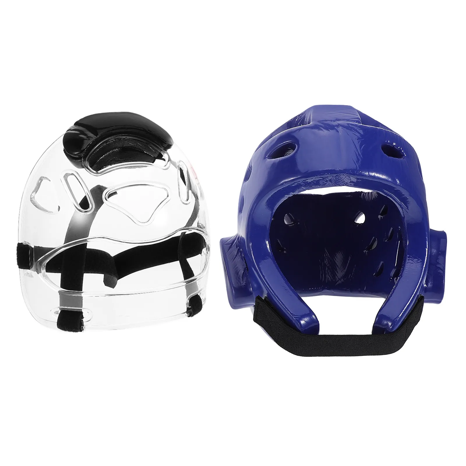 

1Set Taekwondo Headgear Face Mask Breathable Ventilation Adjustable Fit Kids Protective Gear for Sparring Karate Taekwondo