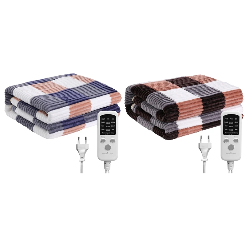 

1.8X1.2M Electric Heated Blanket Stripe Shape Electric Mattress Thicker Heating Blanket Thermostat Carpet 220V EU Plug