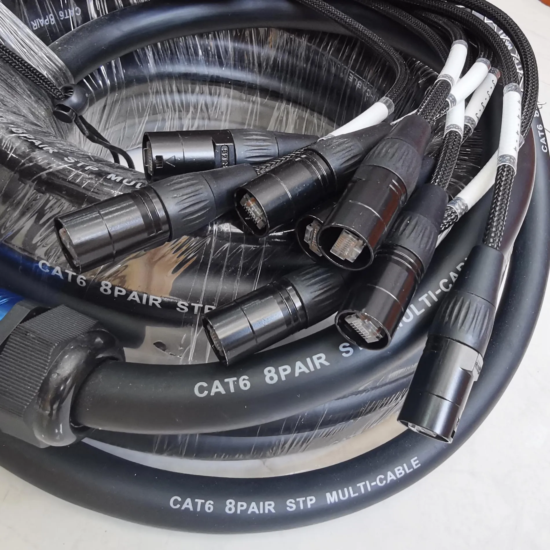 Imagem -03 - Cabo Cat6 Snake para Eventos av Sftp Escudo Duplo Cobre Puro Rj45 Grande Led Screen Display Canais 30m