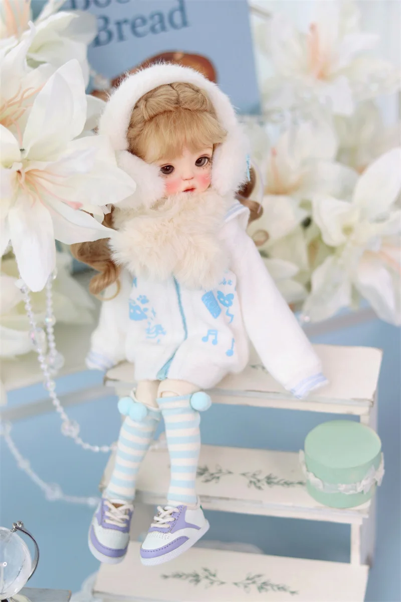 

BJD doll clothes suitable for 1/6 size Cute winter suit clothes set doll accessories (4 points)