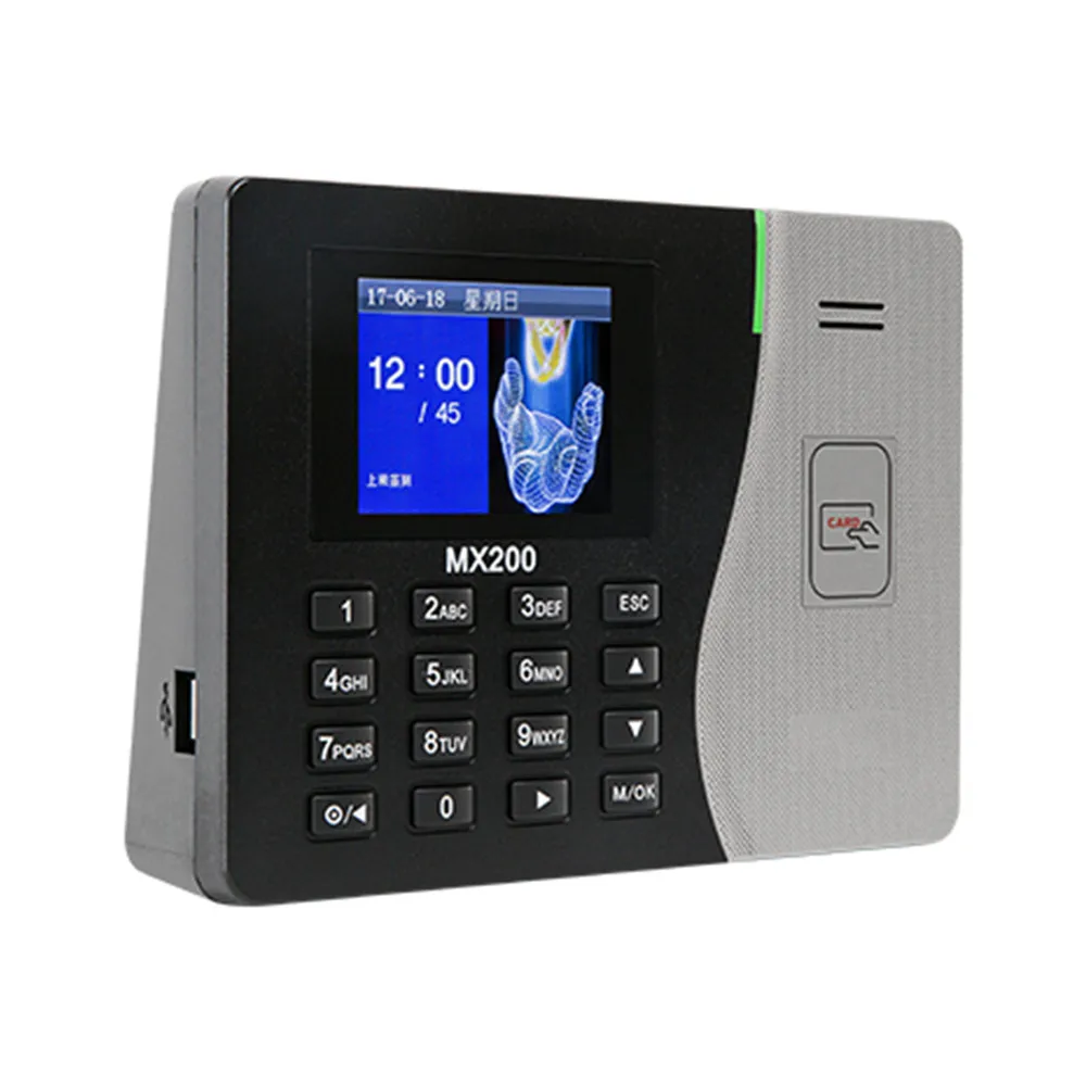 Employee Time Punch Clock Finger Print Attendance Machine