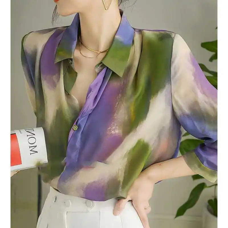 

Женская шелковая футболка irt, осенняя футболка нового дизайна, све Cleanfit, воротник из полиэтилена, тонкий длинный све irt