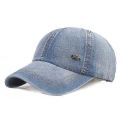 Gorra de béisbol de algodón lavado Vintage para hombres y mujeres, sombrero de papá de mezclilla, estilo camionero ajustable, gorra de viaje informal de perfil bajo