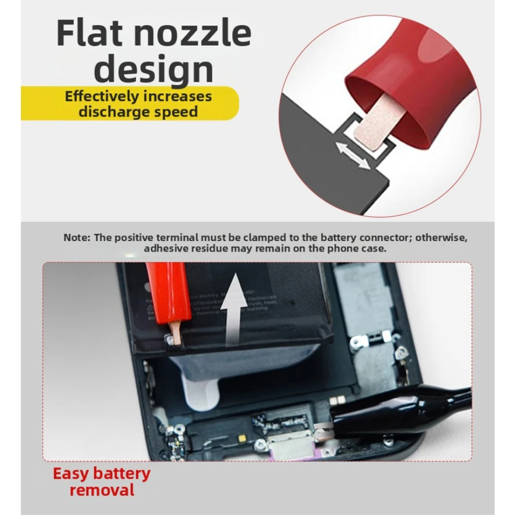 for iP16 iP17 battery quick release wire tool with 27V smart chip for safe battery disassembly and electrolytic glue removal